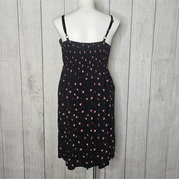 Torrid Black & Hummingbird Sundress with Pockets, sz 2 - Picture 3 of 8